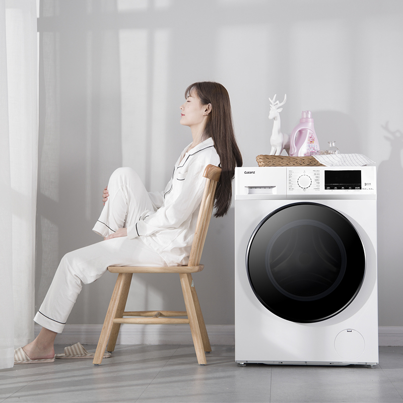 格兰仕(Galanz)GDW100DT6V 10公斤全自动滚筒 洗干一体机洗衣机 变频家用 白色