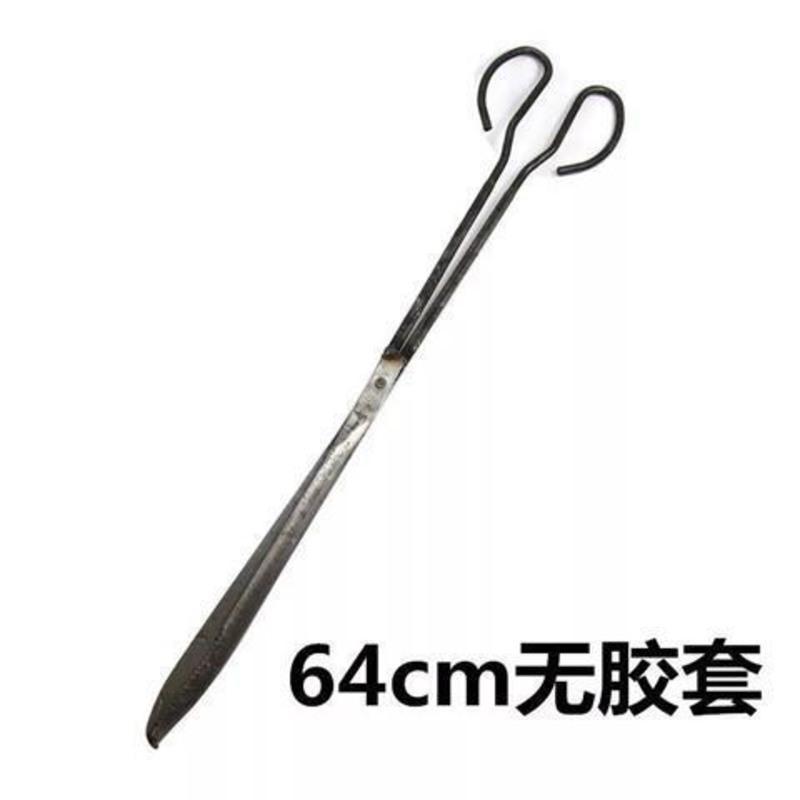加长夹抓泥钳子防滑防脱工具垃圾夹子铁钳赶海 普通42cm黄鳝夹-无胶套