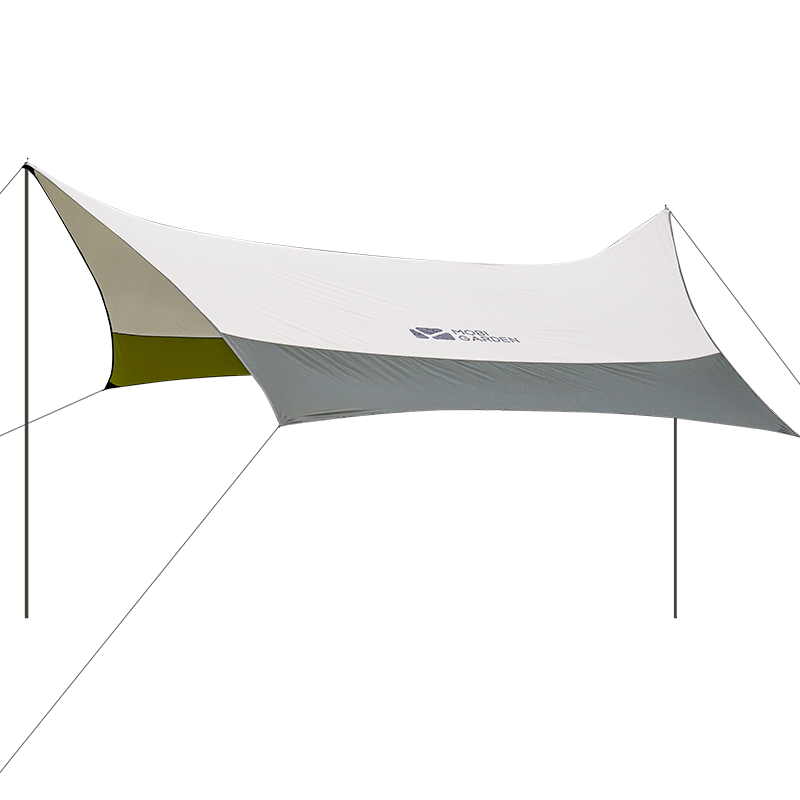 牧高笛 大号涂银防晒户外天幕俊庭520 NX20661025高清大图