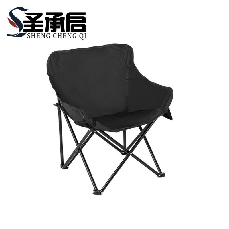 圣承启 户外折叠椅 黑色 把高清大图