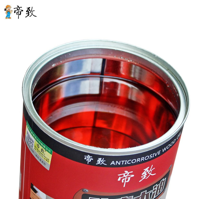 帝致 防腐木油 木蜡油清漆户外耐候防水防腐木油实木地板漆家具木器漆 透明1L