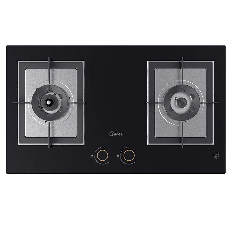 jztq63s嵌入式燃气灶玻璃双头天然气一级