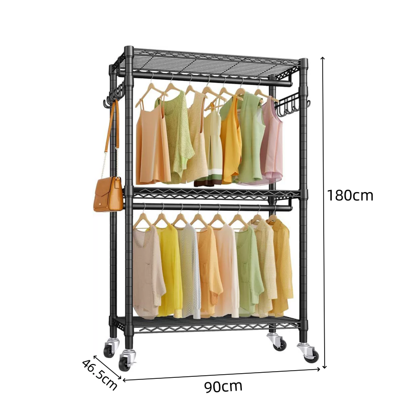 华立伟衣架简易衣柜180cm个高清大图