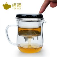 恒福(TEA MiLL)茶具 有福杯 玻璃茶壶花茶壶 耐热玻璃 鹰型壶嘴出水不外漏 否