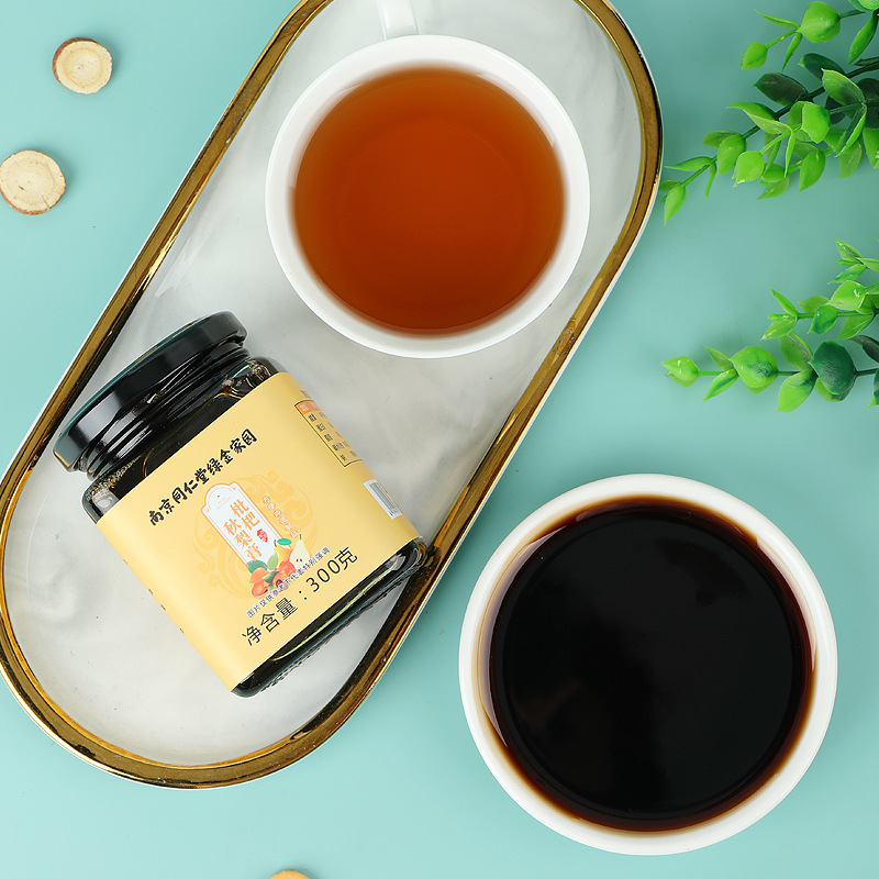 拍1发2 同仁堂 枇杷秋梨膏300g手工熬制养生膏滋麦芽糖蜂蜜水枇杷菊花甘草罗汉果养生茶饮官方正品高清大图