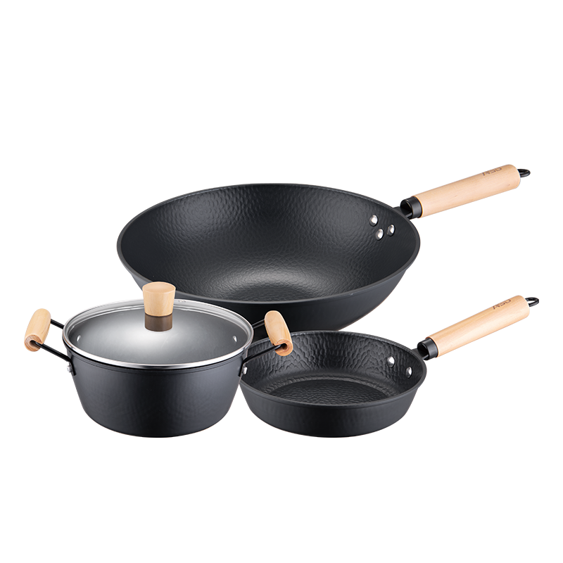 爱仕达 甄铁无涂层三件套PF03B1TG