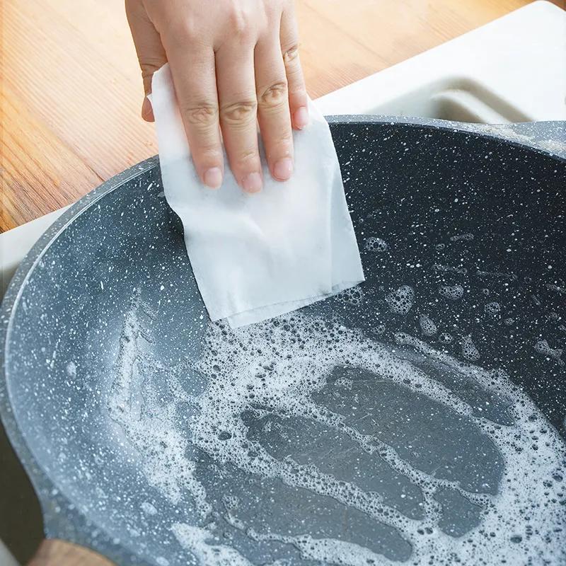 厨房湿巾清洁湿纸巾去油去污家用吸油烟机去油污一次性抹布湿巾纸-温和不伤手;【10包】