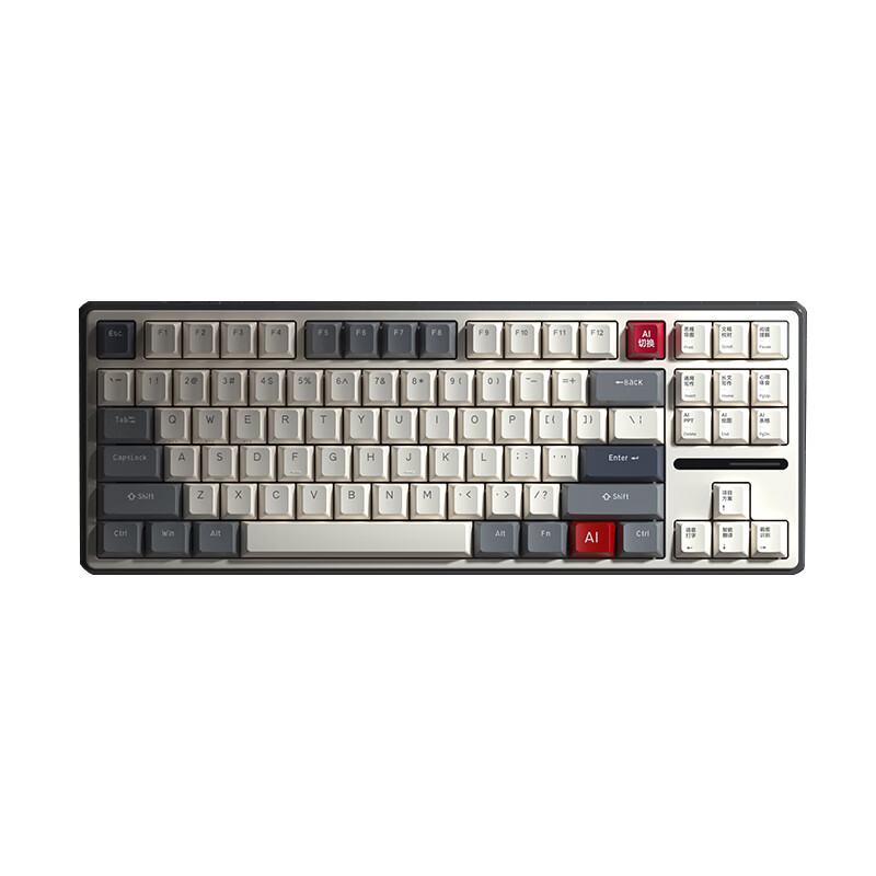 咪鼠科技KB6AI键盘套装 AI视频绘图会议记录写作PPT 无线蓝牙语音键鼠电脑语音打字翻译 MK87 AI机械键盘+M