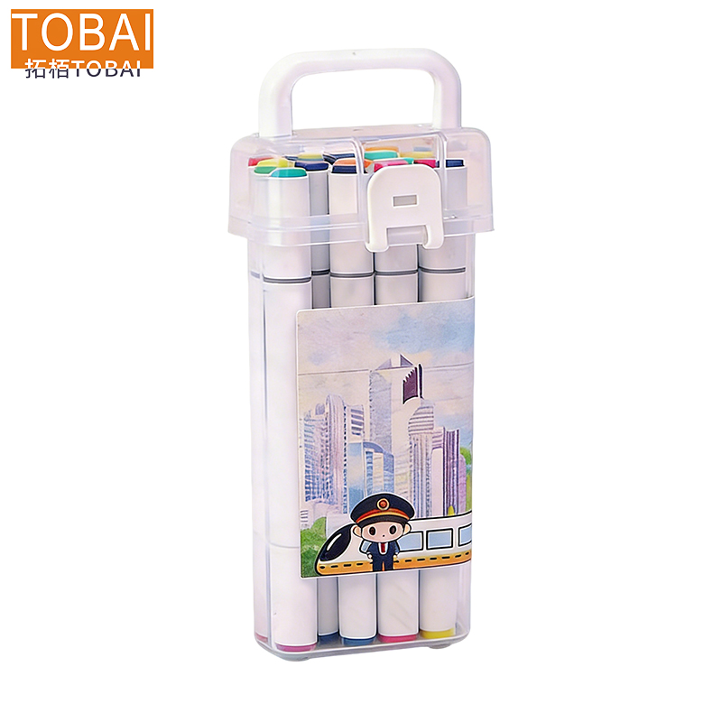 拓栢 路外宣传水彩笔可定制12色 T-12S 盒高清大图