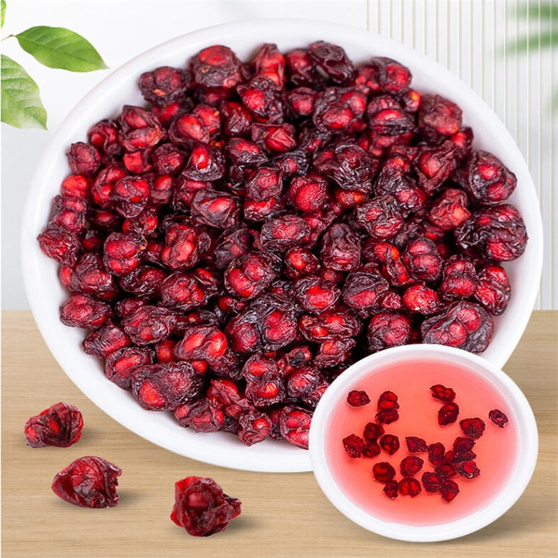 甄选五味子100克干货正品官方店无硫伍味子北五味果小红果煮水泡茶高清大图