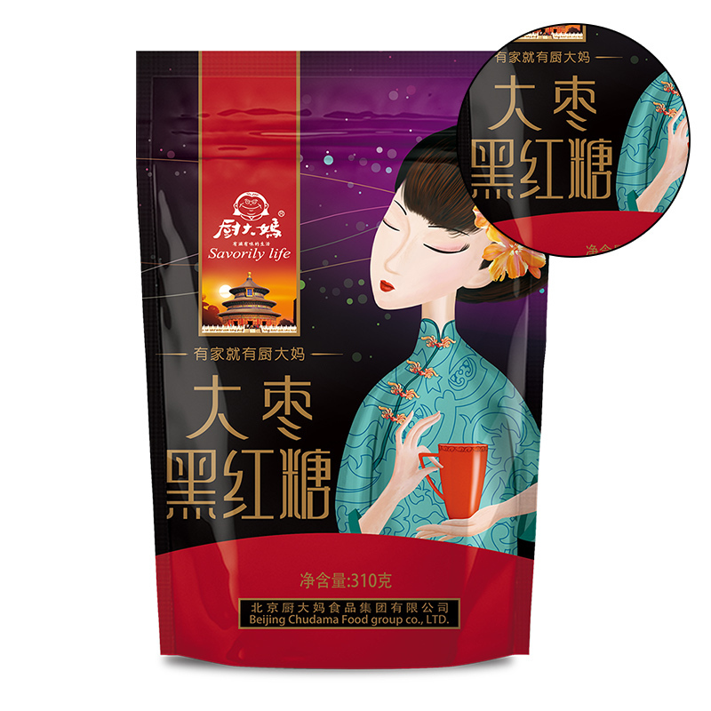 厨大妈大枣黑红糖310g