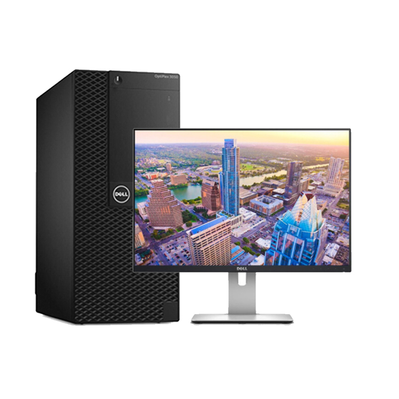 C戴尔(DELL)OPT3050MT商用台式主机21.5英寸显示器八