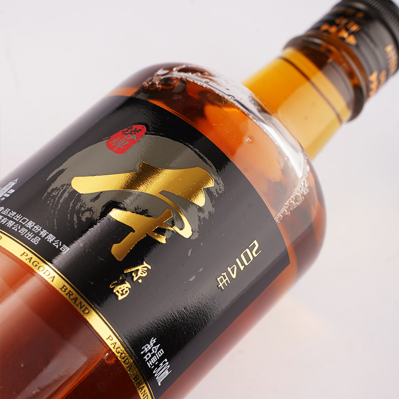 塔牌 绍兴黄酒 2014年本原酒 不含焦糖色 整箱装500ml*6瓶 礼盒装(内置三个礼品袋)