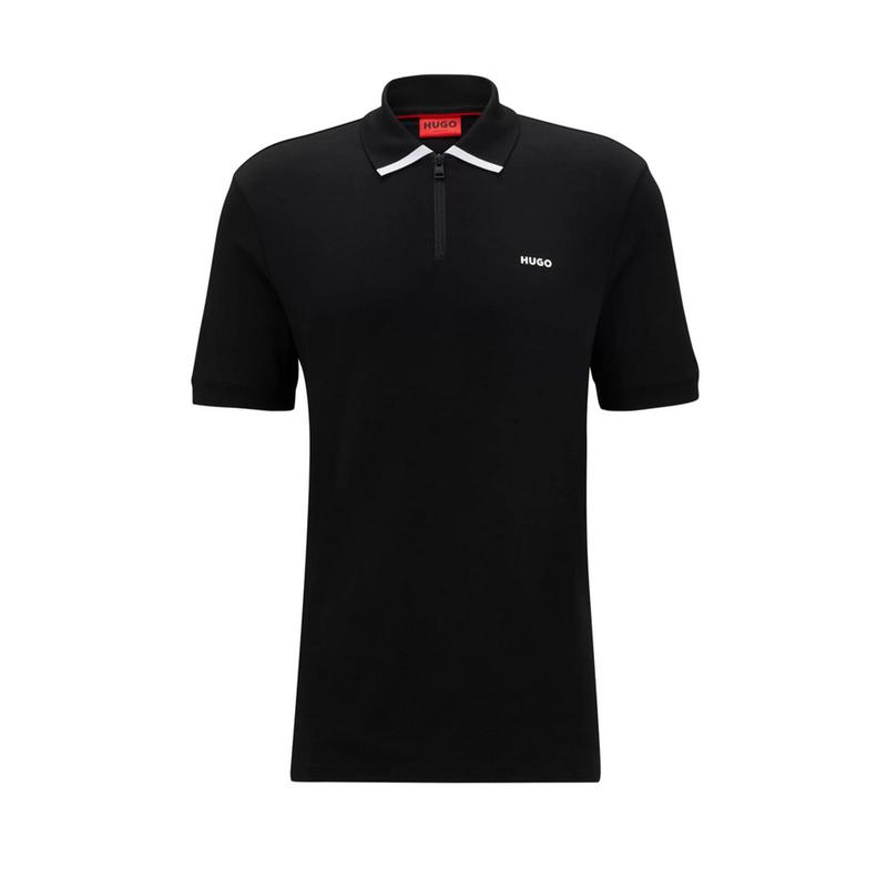 Hugo boss男装LOGO奢侈品奢侈品服饰棉氨纶材质POLO衫休闲商务高清大图