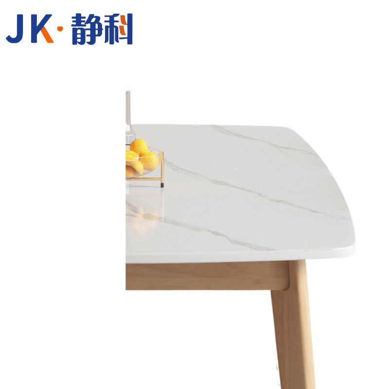 静科实木餐桌椅130*80*75cm一桌六椅组合图片