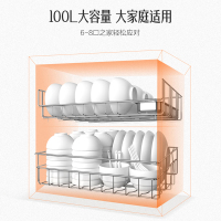 万和(Vanward) 100升二星级消毒柜 嵌入式高温消毒柜 小型家用碗筷餐具厨房消毒碗柜 ZTD100QE-D2