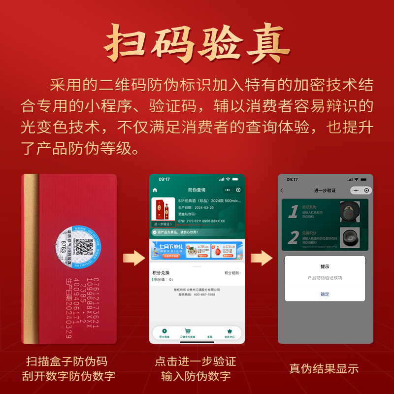 习酒经典喜宴珍品 送礼礼盒 送礼 酱香型白酒53度 500ml*6瓶整箱贵州习酒高清大图