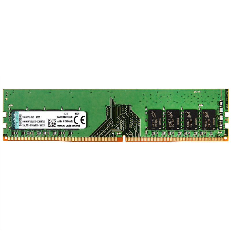 金士顿(Kingston)KVR DDR4 2400 8G 台式机电脑内存条(宽窄版随机发货)