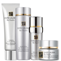 雅诗兰黛(Estee Lauder)白金级奢宠紧颜女士面部护肤套装礼盒 紧致套装(洁面+水+精华+乳霜)
