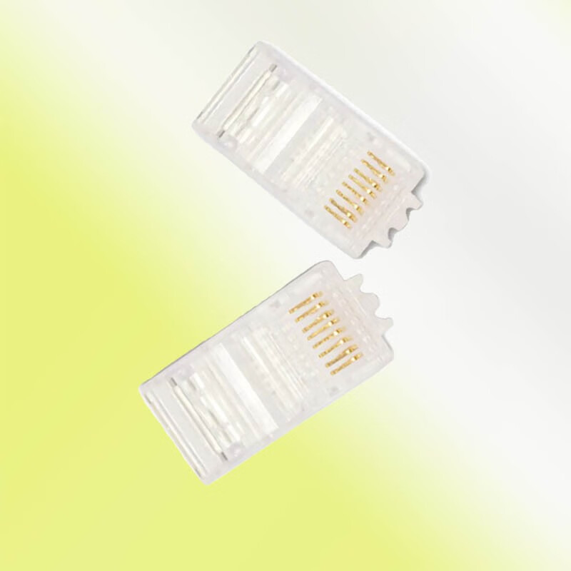 揽盈 LYD6-RJ45-100 六类 水晶头 100.00 个/包 (计价单位:包) 透明