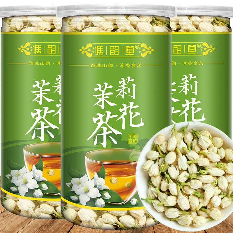 谯韵堂 茉莉花茶60g/罐图片