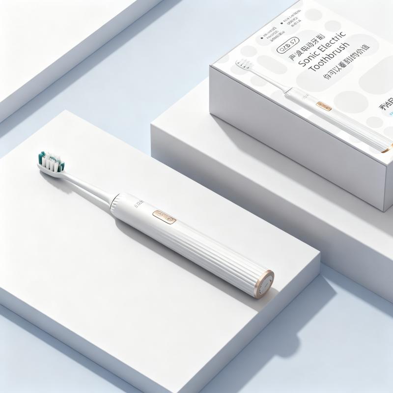 乔治白充电式磁悬浮声波电动牙刷精品礼盒组合套装，Type-C 充电高清大图