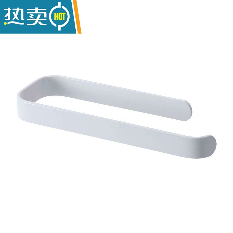 敬平免打孔壁挂式墙上衣架收纳架不锈钢阳台挂钩衣夹子衣架的整理器 白色 1个