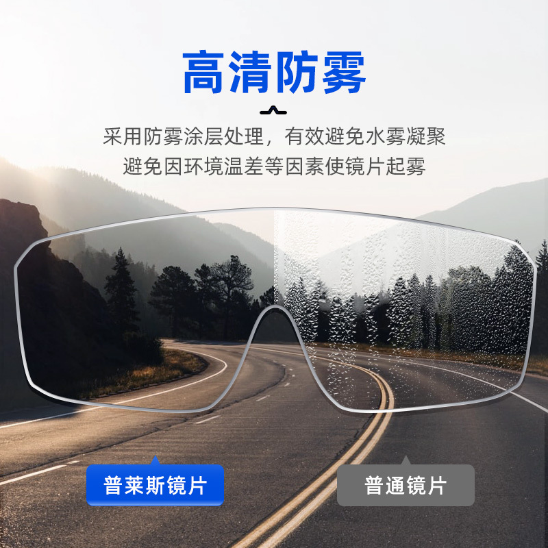 普莱斯(pulaisi)[防雾护目镜]唾沫飞溅 防飞尘非医用护眼防护眼镜 [1副装]防雾黑色款 护目镜