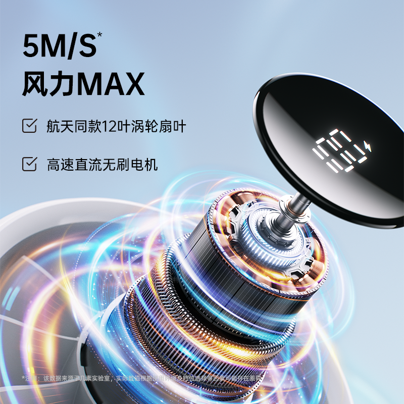 几素风宝小风扇手持高速节能迷你便携式随身手拿电风扇户外办公室桌面轻音大风【珊瑚粉】Life4-3600mAh-高清大图