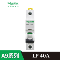 施耐德电气（Schneider Electric）断路器 A9系列 IC65N 1P断路器小型空气开关 1P 40A