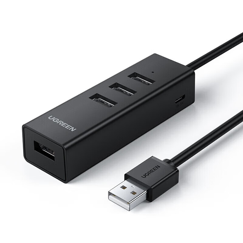 绿联(UGREEN)HUB 分线器 USB2.0分线器 扩展多接口一拖四 1.5米CM342-80886高清大图