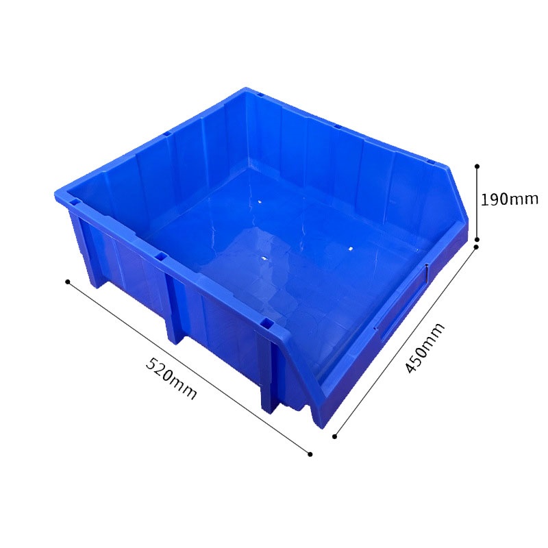宁储 塑料零件盒 斜口物料盒 520*450*190mm 个高清大图