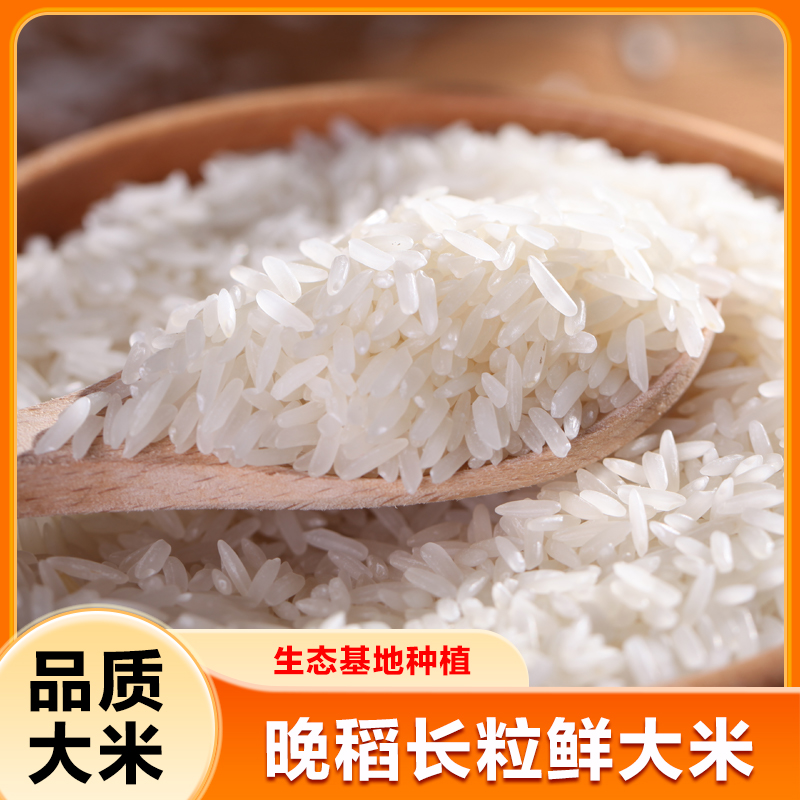 [一级猫牙米]25年新鲜长粒香米正宗农家晚稻大米蛋炒饭煲仔饭专用高清大图