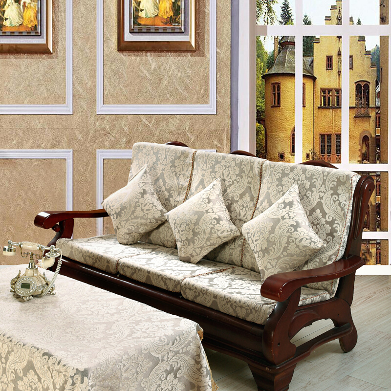 实木质沙坐垫中式防滑带靠背加厚海绵春秋联邦椅四季可定做 参数