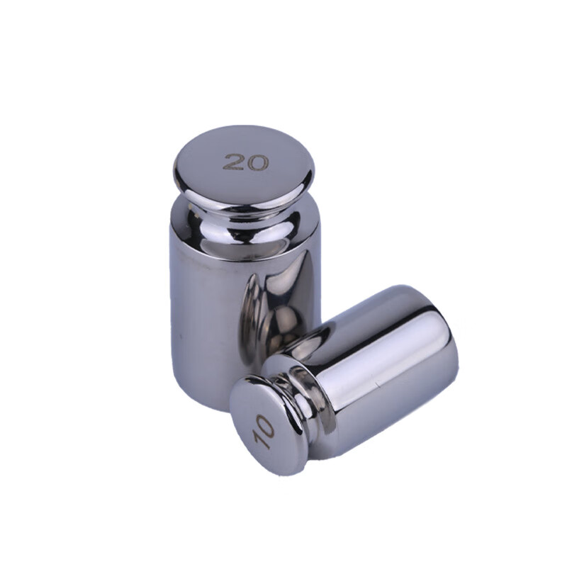 鸣固 砝码M1级 不锈钢标准砝码高精度校准天平砝码 M1级20kg 304不锈钢 铝合金盒装高清大图