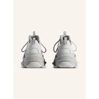 巴黎世家(Balenciaga)女款跑步鞋织物合成耐穿羊皮条拼接减震厚底