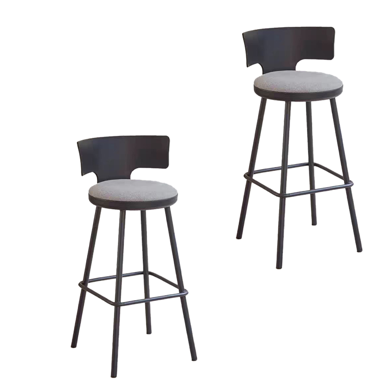 先围 高脚凳 黑41*41*92cm 把高清大图