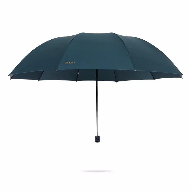 天堂伞 33212E 黑胶 76cmx10K 三折晴雨伞 颜色随机