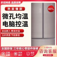 【二手99新 全国联保】容声冰箱(Ronshen)601升对开门双门冰箱 美式对开门家用电冰箱 BCD-601WKS1HPG