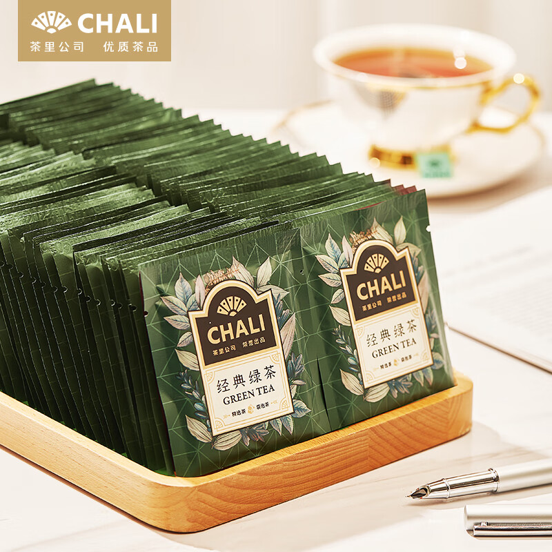 ChaLi 茶里无纺布经典独立绿茶包200g(2g*100包)高清大图