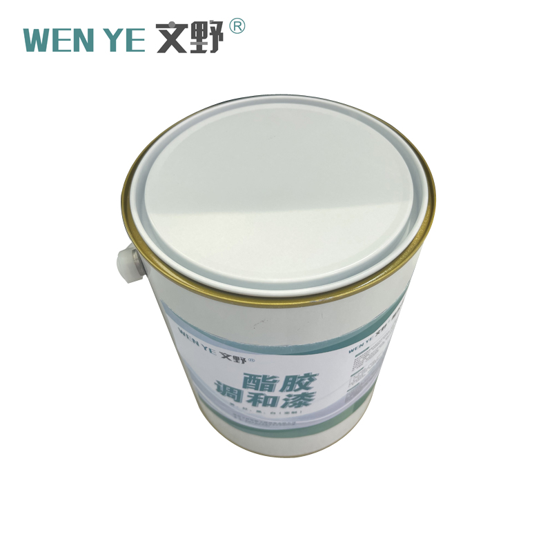 文野酯胶调和漆黄/KG 20KG/桶(20KG起订)高清大图