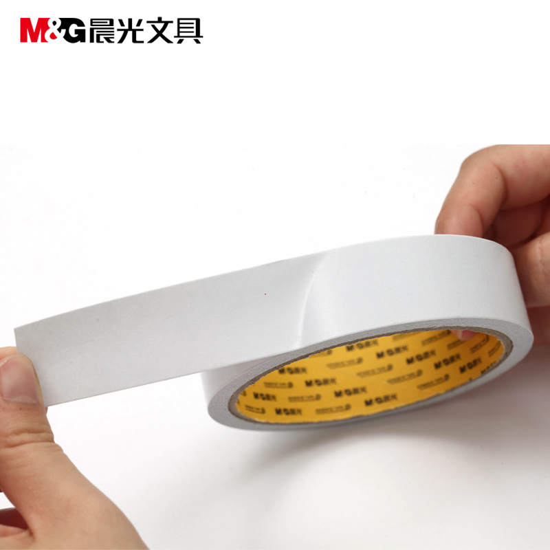晨光双面棉纸胶带24mm*10yAJD97351（10卷/组）