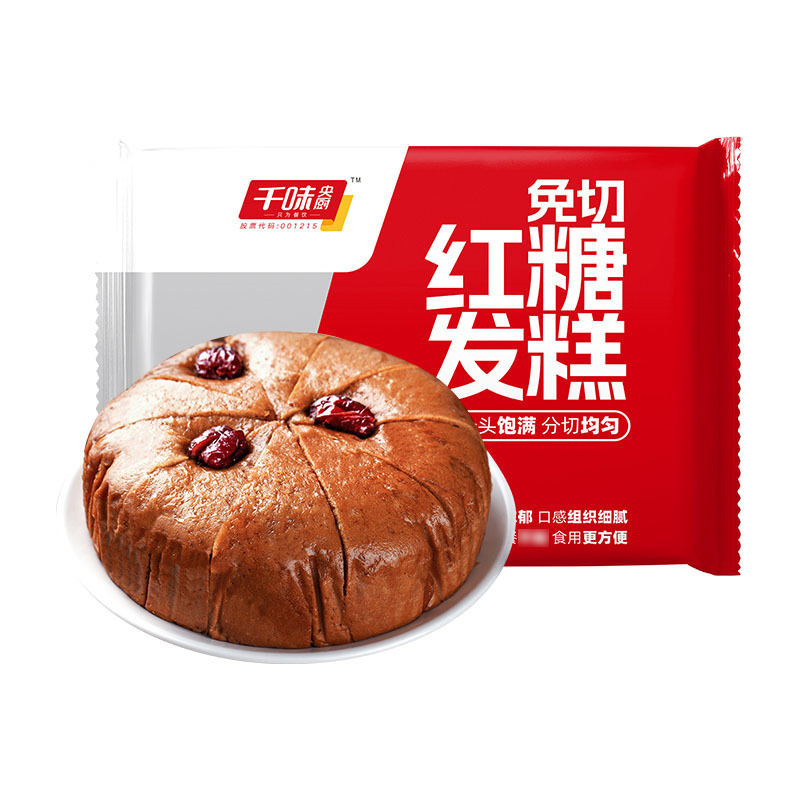 千味央厨红糖发糕高性价比早餐健康美味营养方便速冻面点400g*2袋