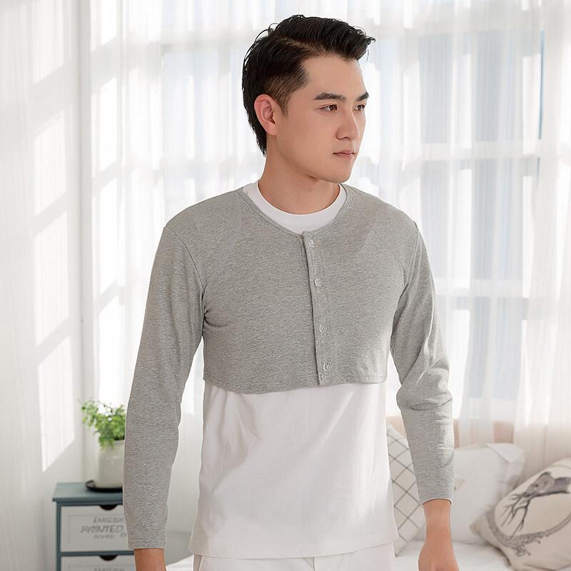 男士护肩保暖夏季防寒保暖睡觉坎肩加厚中老年纯棉护颈椎肩膀坎肩视频