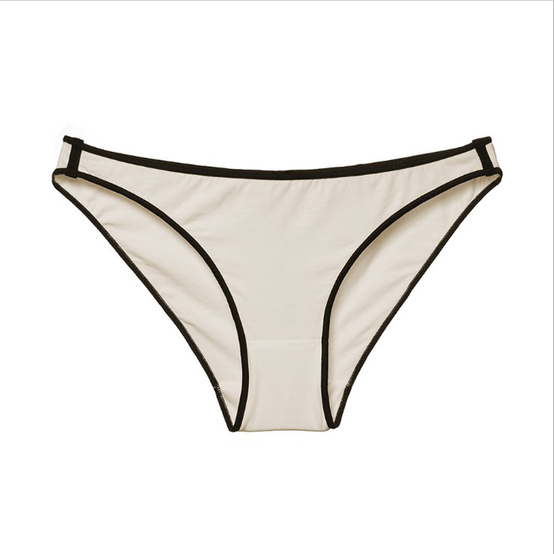 suntek低腰半包臀三角裤女 底裤女内裤棉棉底裆 白色性感女生内裤