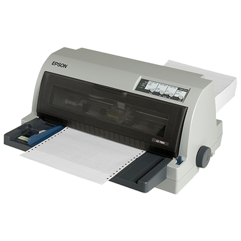 爱普生(EPSON) LQ-790K 106列平推证卡针式打印机 248汉字/秒 摩擦/拖纸器进纸高清大图