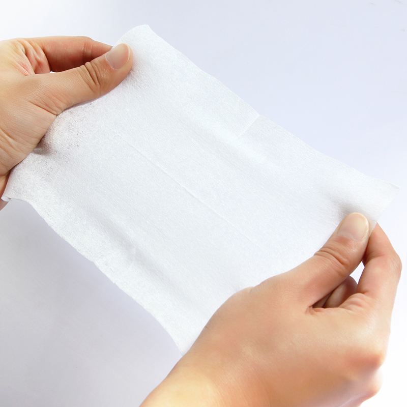 三利 无纺布棉柔巾 一次性洗毛巾,脸巾 干湿两用柔巾手帕纸 19×12