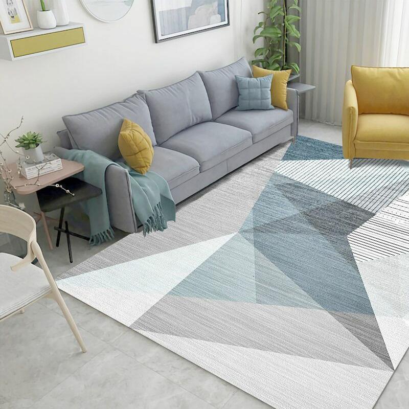 美帮汇现代简约欧式客厅地毯卧室防滑满铺地垫风床边家用茶几毯 春意盎然 180CM×250CM【无螨工艺耐磨易打理款】