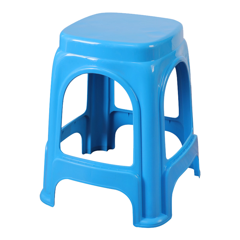 康格雅办公家具 家用塑料凳户外叠放凳会议凳 yxwl-zdzy-014 蓝色【价