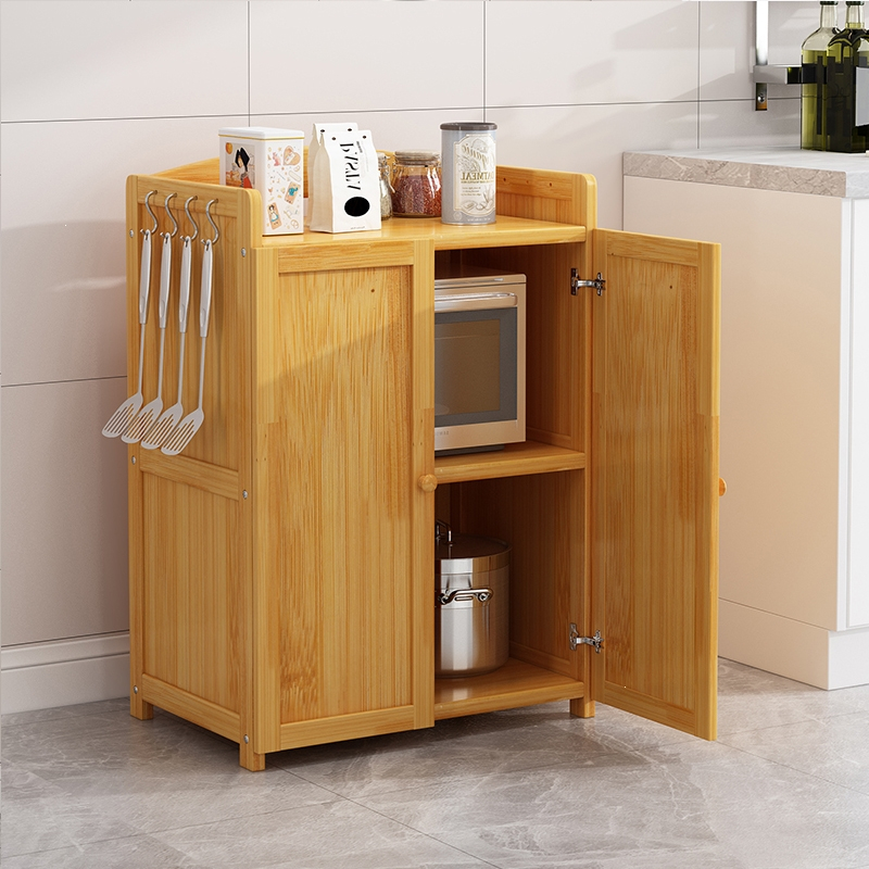 迪玛森餐边柜置物柜餐厅厨房储物柜带门收纳柜子茶水柜备餐柜原木风